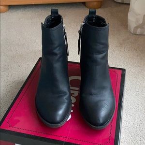 Black Ankle Boots, Circus by Sam Edelman. Size 9
